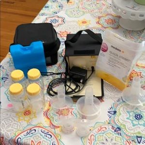 Medela pump and accessories